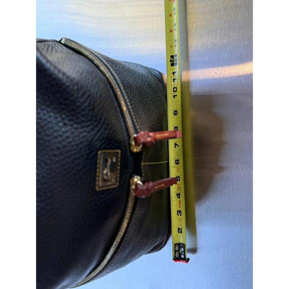 Dooney & Bourke Dillen Pocket Navy Pebbled Leather Hobo Bag - Picture 5 of 14